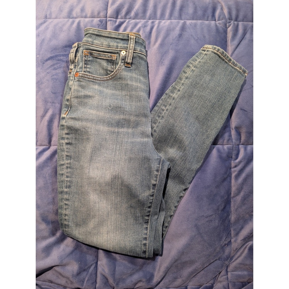 Madewell Curvy High Rise Skinny Crop Jeans Medium Wash - Size 25